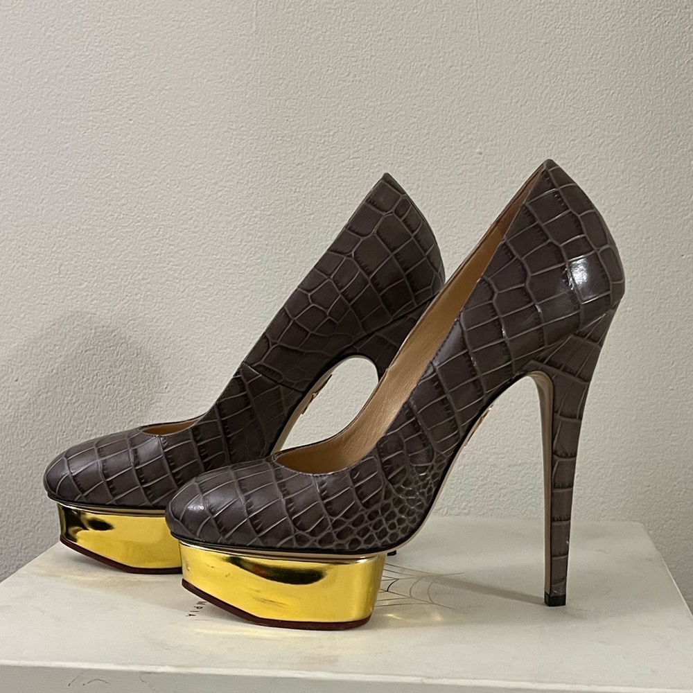 Charlotte Olympia Dolly platform pump